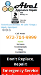 Mobile Screenshot of abelapplianceservice.com